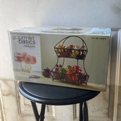 Mikasa Gourmet Basics 2-tier Flatback Basket 