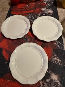 Set de 3 platos chicos Marbella  usados de Princess house