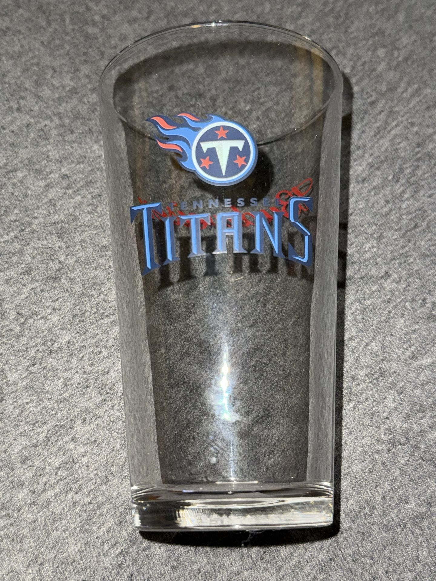 NFL Football Tennessee Titans Budweiser Beer Glass Glassware Barware Collectible