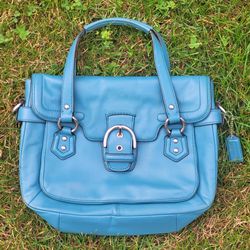 Coach Campbell Leather Satchel F27231