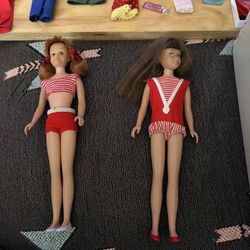 Original 1963 Skipper and Scooter Dolls