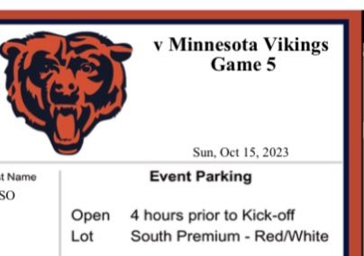 South Premium Lot (RedLot) Parking Pass - THE Tailga te Spot Chicago Bears South Lot (Pr emium Parking) Soldier field, Chicago Avoid the fees of