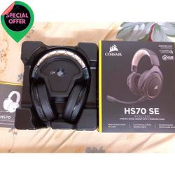 CORSAIR HS70 SE Wireless Gaming Headset Headphones Earphones & Mic
