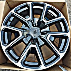 2025 CHEVY TAHOE RIMS OEM BRAND NEW......( 22" INCH )

