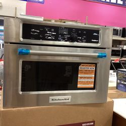 KitchenAid 23.75 in. 1.4 cu.ft. Built-In Microwave in Stainless Steel New Scratch and Dent