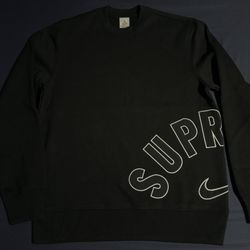 Supreme X Nike Crewneck Black M
