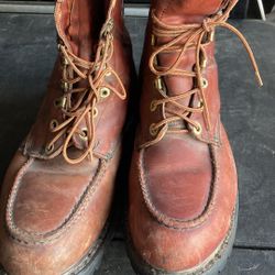 Steel toe work boots