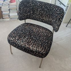 Anthropologie Frannie Leopard Chair