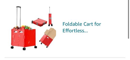 Foldable Utility Cart(In Hand)