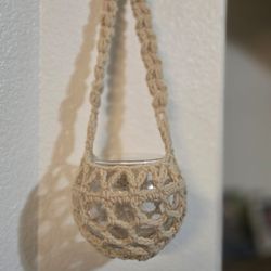 Medium crochet plant hanger