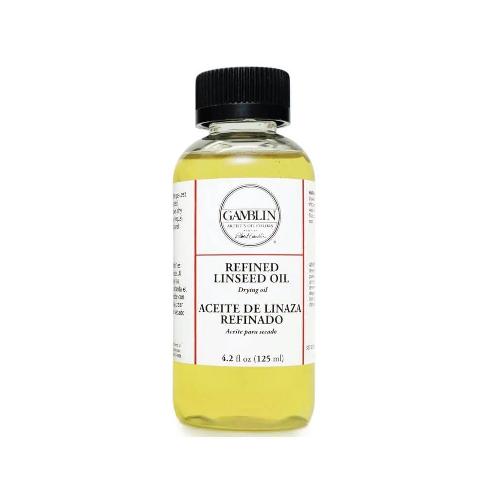 Gamblin Refined Linseed Oil 4.2 Fl. Oz. 