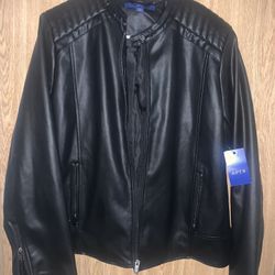 Womans Brand New Apt 9 Faux Leather Jacket Size XL