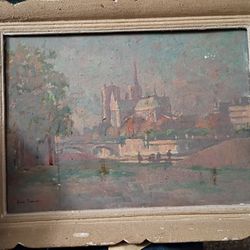 Emile Dancre, Original Painting 1914