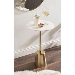 Cemil Marble Top End Table $60