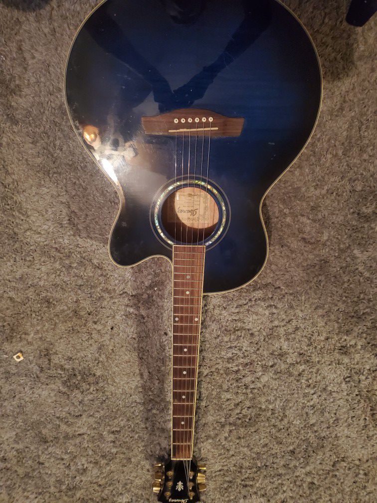 Ibanez electric acoustic guitar. Mint. 1 day ONLY SALE. CHEAP CHEAP CHEAP