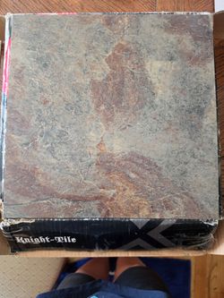 Slate colored vinyl tiles 12 x 12 NEW high end