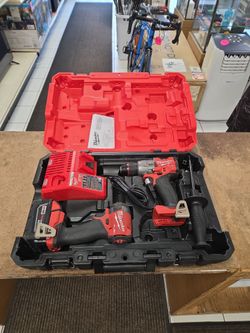 Milwaukee 18v Brushless Impact & Hammer Drill Combo Set