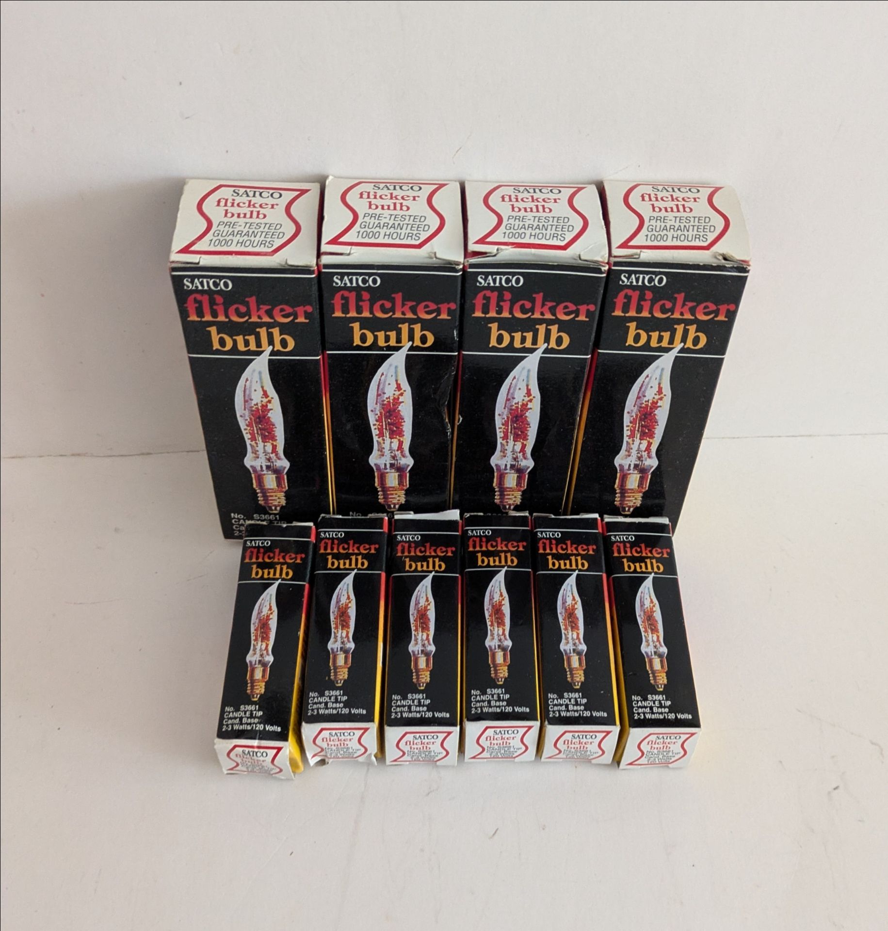 Satco Flicker Bulbs Bundle 10