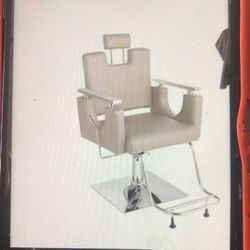 Barber Chair   Salon Hydraulic, 360 Degrees Rolling 