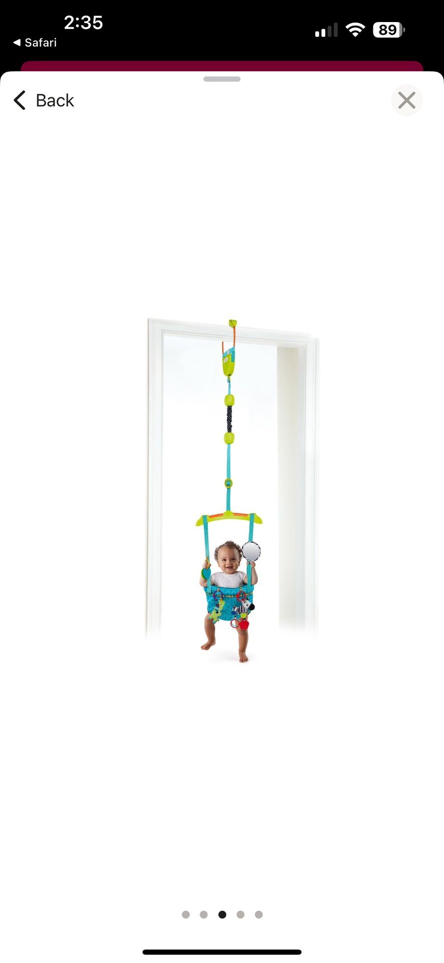 Bright Stars Baby Bouncer