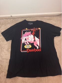 Marvel Deadpool Unicorn T-Shirt 2XL – Official