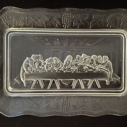 Decorative Glass Featuring The Last Supper