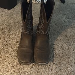 Men’s 8.5 brown leather cowboy boots