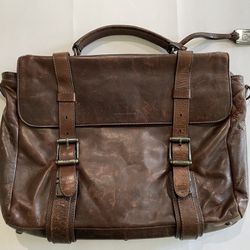 Frye Vintage - Large Brown Leather Handbag