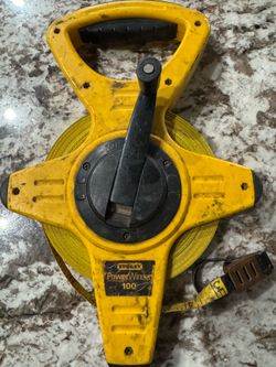 Stanley PowerWinder 100 ft tape measure