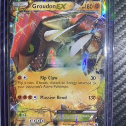 Pokémon Cards Groudon EX  XY Promos