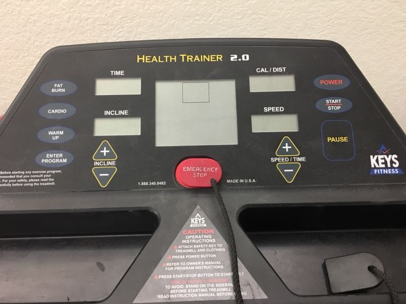 Health trainer treadmill