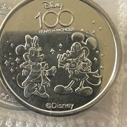 Disney 100 Anniversary Souvenir Medallion 