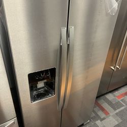 Whirlpool Side By Side Fridge Stainless Steel 2024