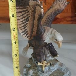 Porcelain Eagle Figurine
