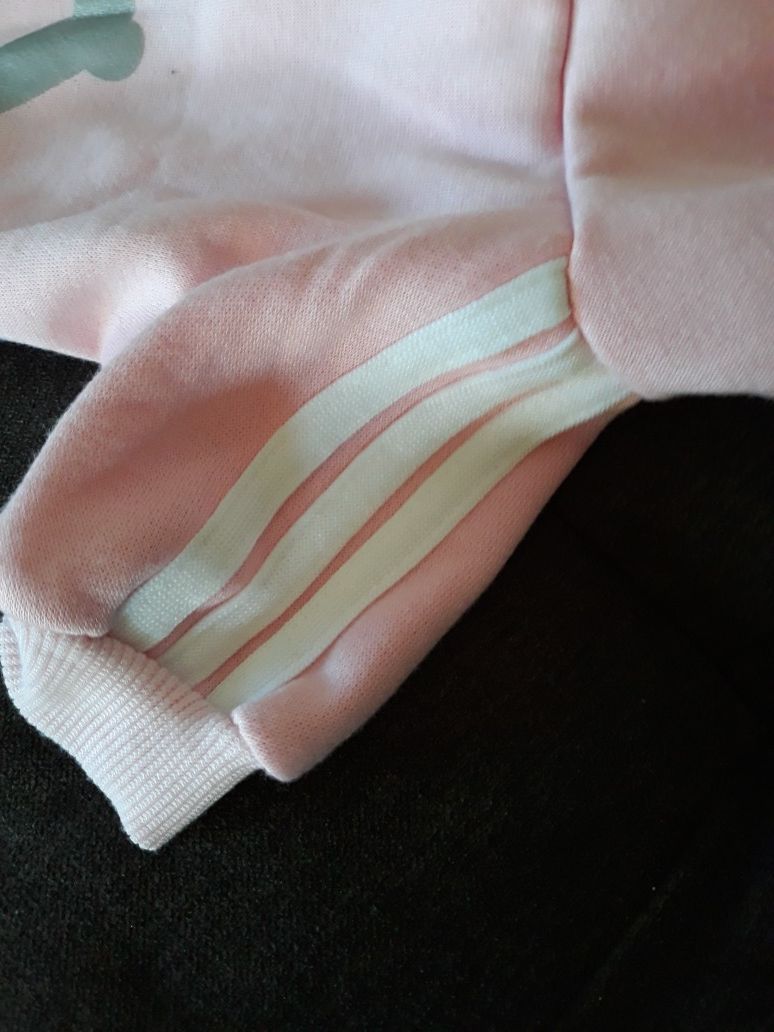 NWT Adidog Hoodie in Light pink size small
