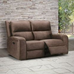 Bryceton Fabric Manual Reclining Loveseat 
