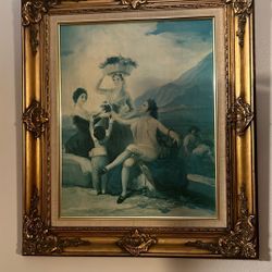 Cuadro Antiguo. Antique Picture & Frame