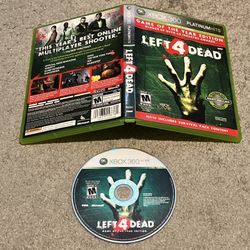 Left 4 Dead -- Game of the Year Edition Microsoft Xbox 360 No Manual Tested