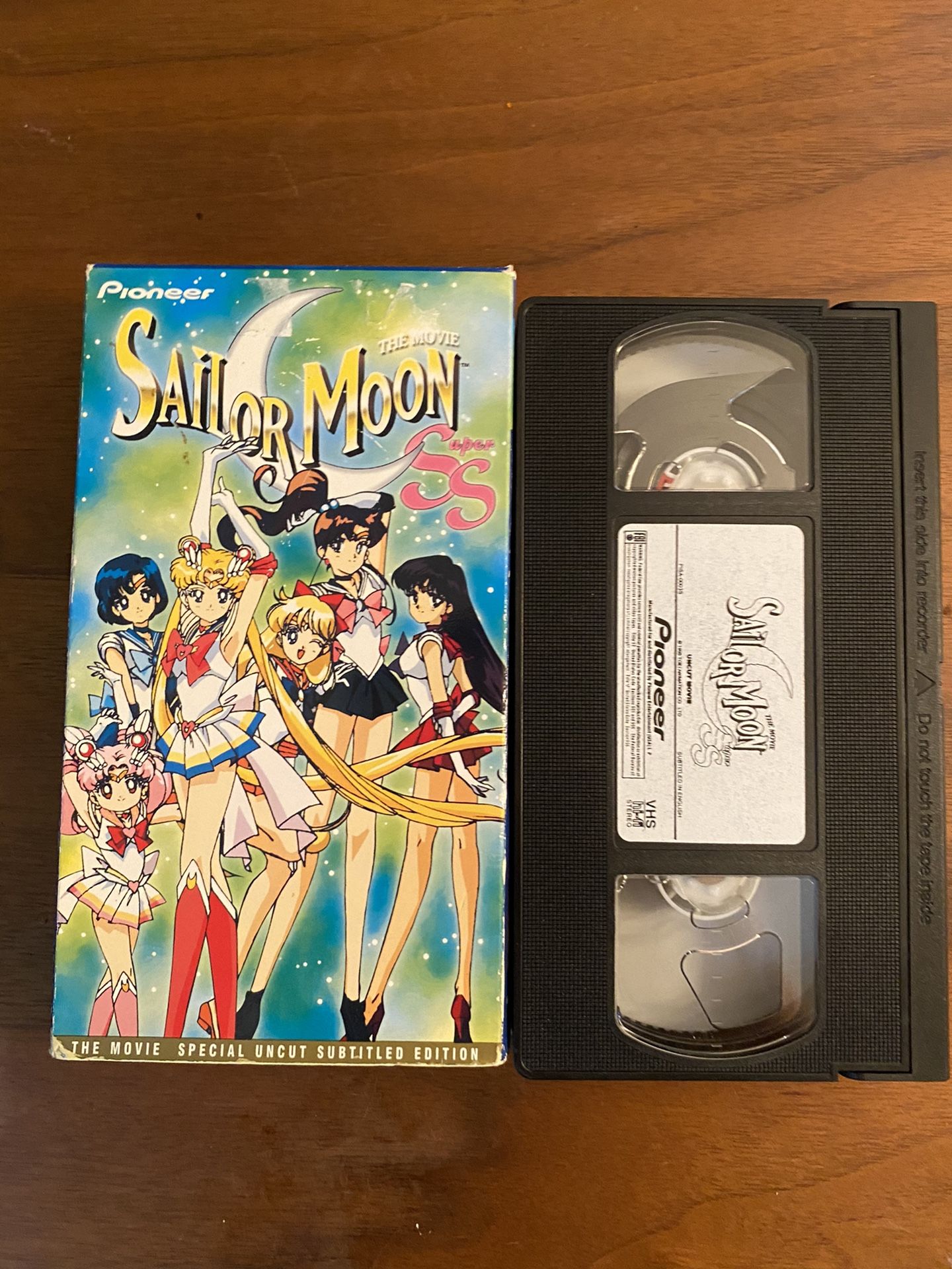 Sailor Moon Super S Movie Uncut Subtitled Edition VHS Tape