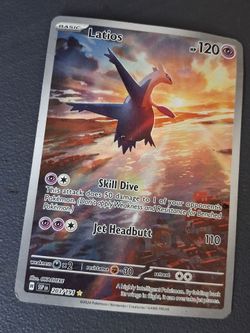 Pokémon Surging Sparks Rare Illustrator Latios ( UNGRADED )