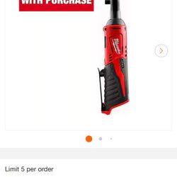 M12 Milwaukee Ratchet 
