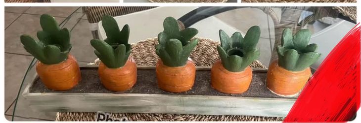 CARROTS CANDLE HOLDER