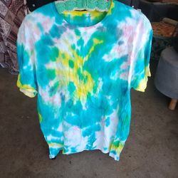 Extra Large T-shirt Tie-dye