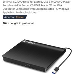 External DVD CD Drive For Laptop