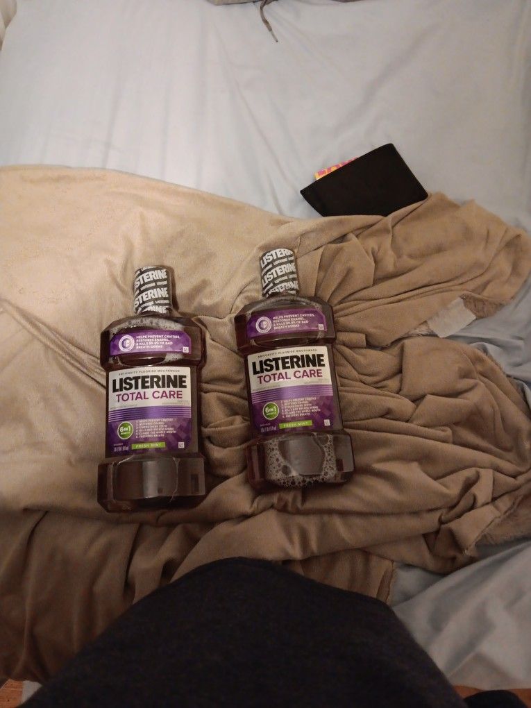2 Unopened Listerine Bottles