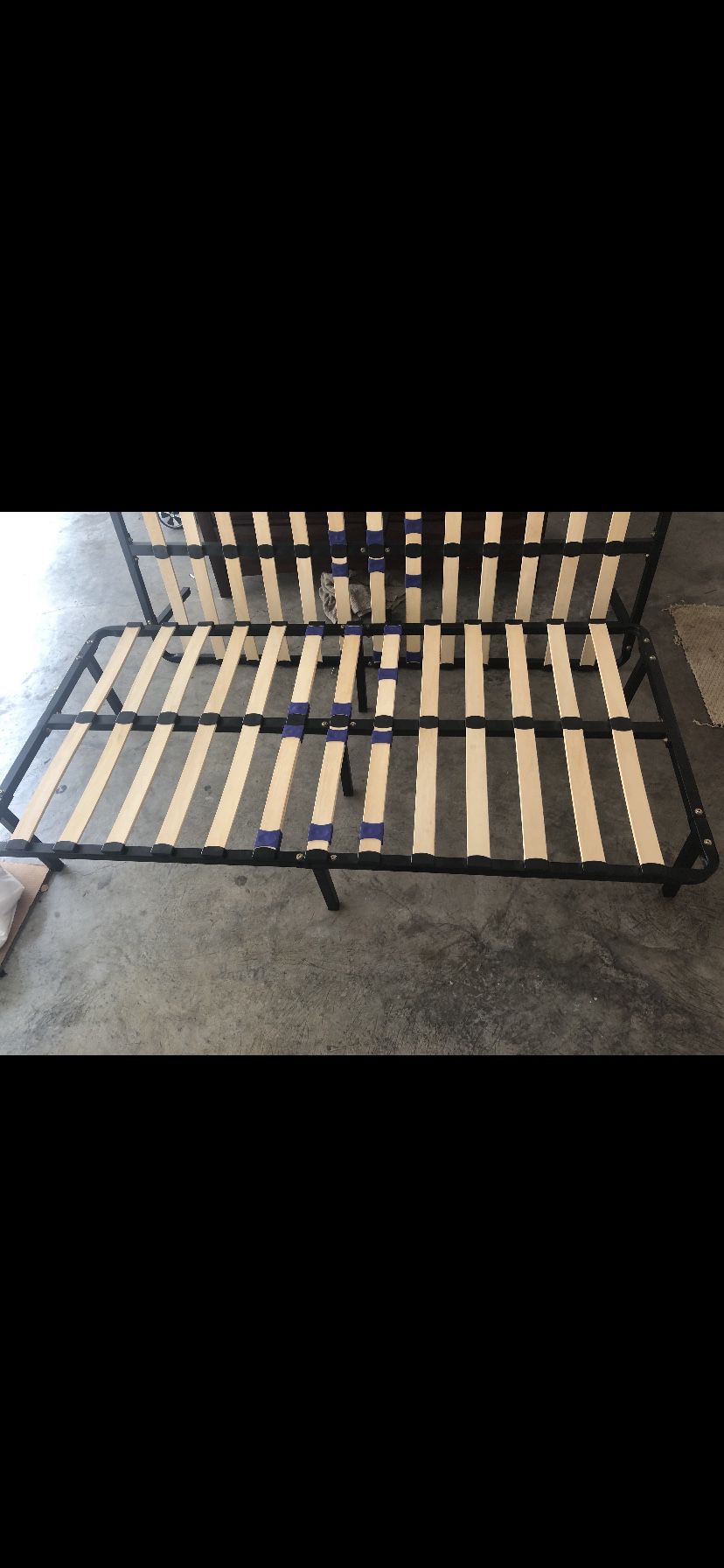 Twin mattress frame