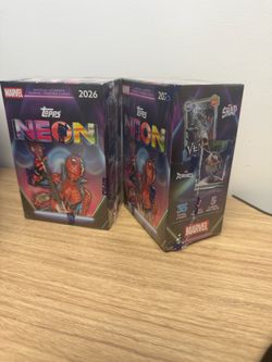 Topps Marvel Neon 2026 Trading Card Blaster Box x2