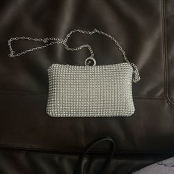 Small Silver Cluch