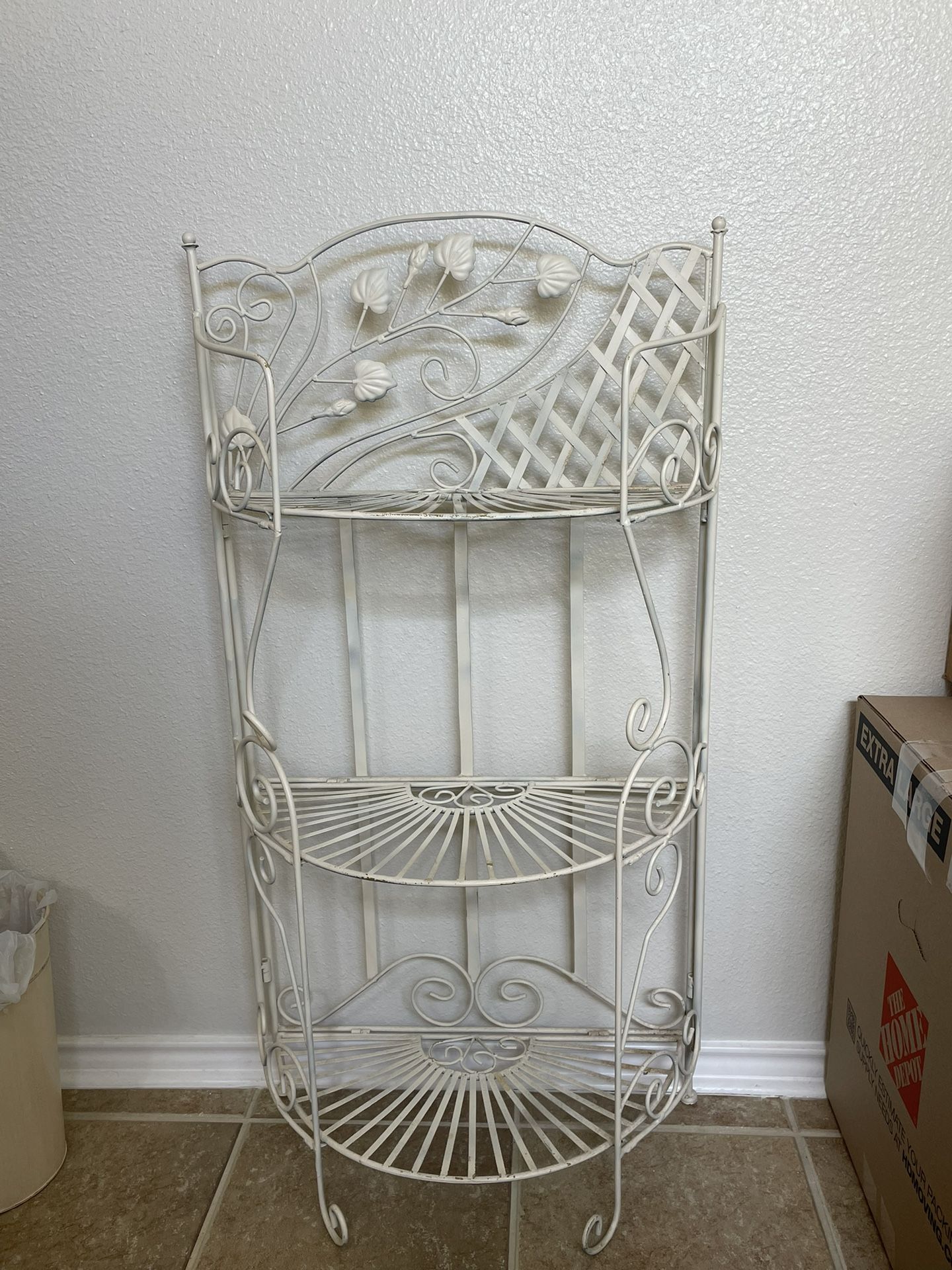 3 Tier Wrought Iron Shelve