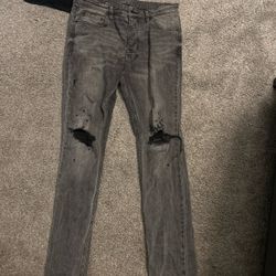 grey/black kusbi jeans size 32 men’s